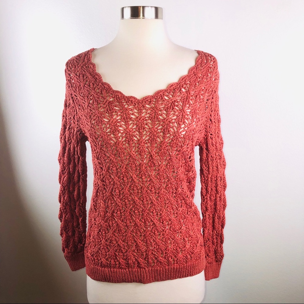 Loft Blush Knit Sweater
